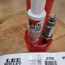 Kit pour recalibrage et graissage d'ogives - LEE Lube and Size - .278 LEE BULLET SIZING KIT