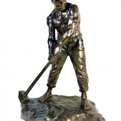 Victor Demanet Scupture en bronze le marteleur