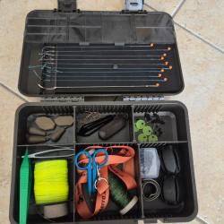 boite de peche carpe + accessoires