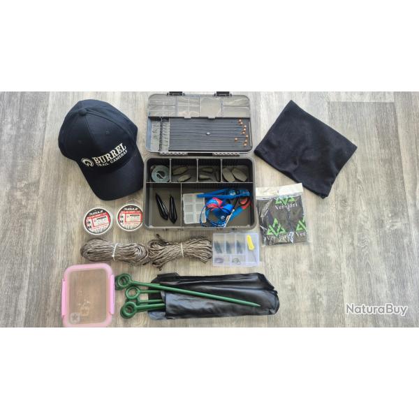 boite de peche carpe + accessoires