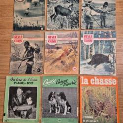 Lot revue ancienne de chasse