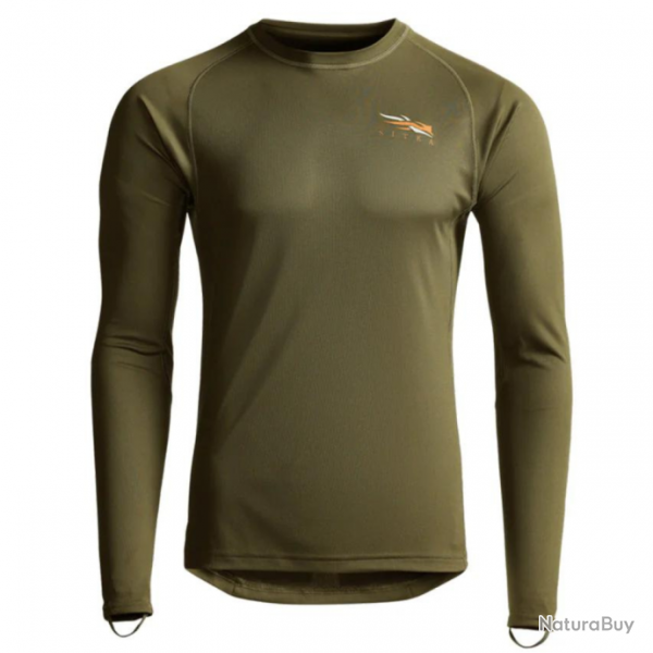 Tee-shirt de chasse Core Merino 120 LS Pyrite - SITKA XXL