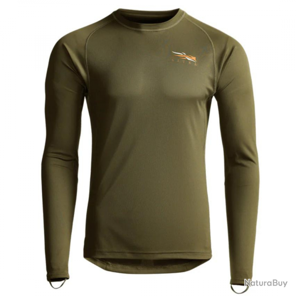 Tee-shirt de chasse Core Merino 120 LS Pyrite - SITKA XXL