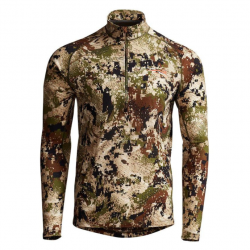 Tee shirt de chasse Core Merino lightweight Half Zip Optifade SUBALPINE SITKA