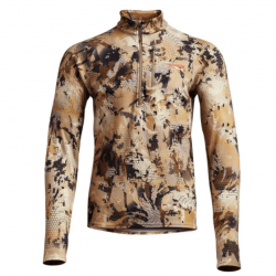 Tee shirt de chasse Core Merino 220 demi zip Optifade Marsh SITKA