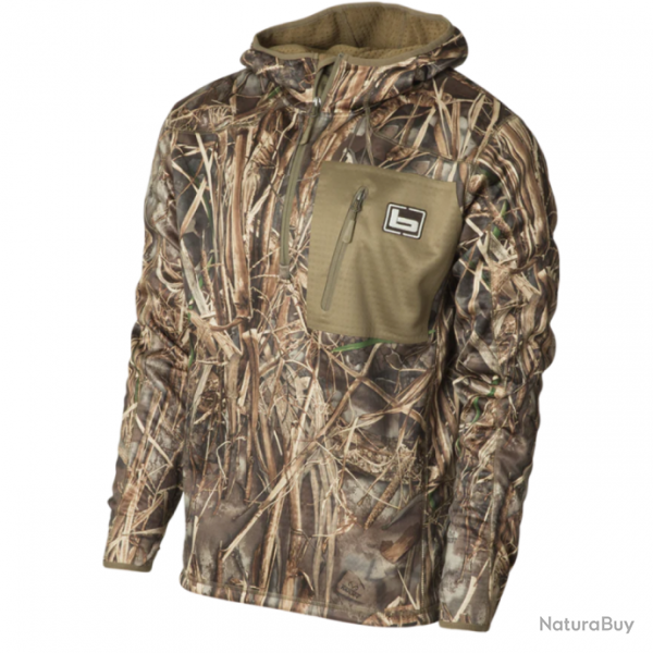 Sweat de chasse  capuche polaire MAX7 BANDED