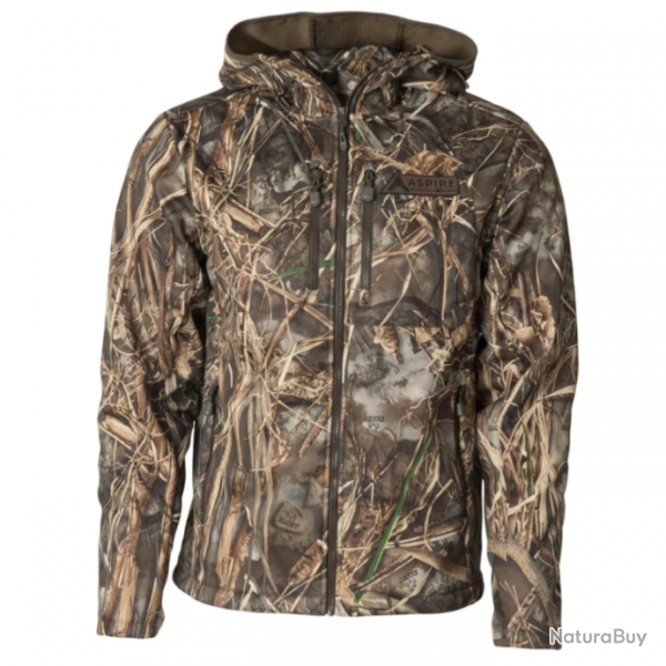 Veste de chasse SOFTSHELL MAX7 ASPIRE COLLECTION - BANDED XXL