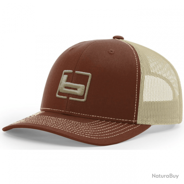 Casquette de chasse Trucker R112 Marron / Beige - Banded