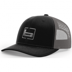 Casquette de chasse Trucker R112 Noir / Gris - Banded