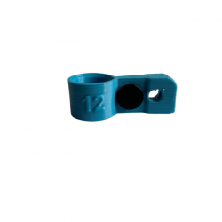 Bague d'attache souple pour appelant canard colvert diamètre 12mm avec fixation Bleu