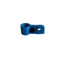Bague d'attache souple pour appelant canard chipeau, pilet, plongeurs diamètre 9,5mm avec fixation B