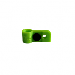 Bague d'attache souple pour appelant sarcelle hybride diamètre 7,5mm avec fixation Vert