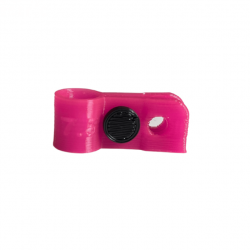 Bague d'attache souple pour appelant sarcelle hybride diamètre 7,5mm avec fixation Rose