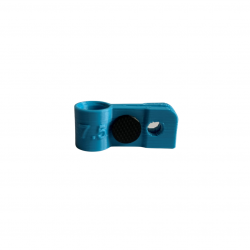 Bague d'attache souple pour appelant sarcelle hybride diamètre 7,5mm avec fixation Bleu