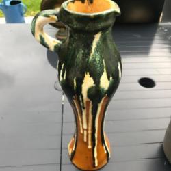 Vase en céramique flambée