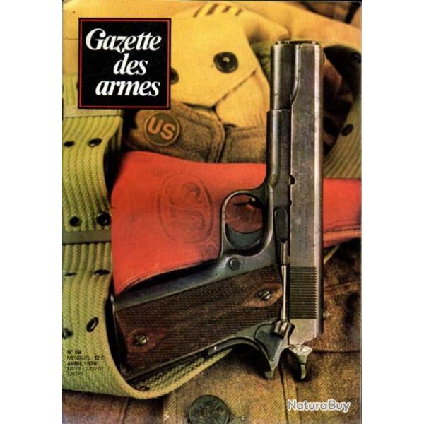 gazette des armes 59, canon foudre,colt 1911, batterie todt, armes  feu XVIIIe sicle,