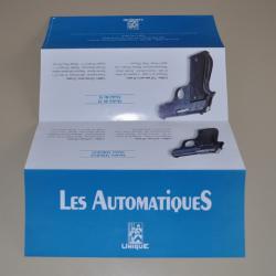 Dépliant Uniques Les automatiques