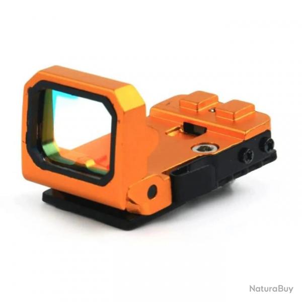 T-Eagle Viseur Point Rouge Flip-UP Orange Rail 20MM Paiement en 3 ou 4 fois - LIVRAISON GRATUITE !!