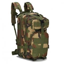 Sac à Dos Tactique de Voyage 30L - Randonnée Survie Activités Plein Air Camouflage