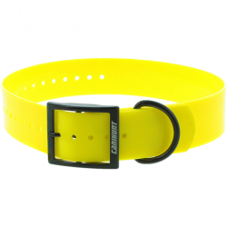 Collier CaniHunt X-TREME - Boucle double - Jaune / 38 mm