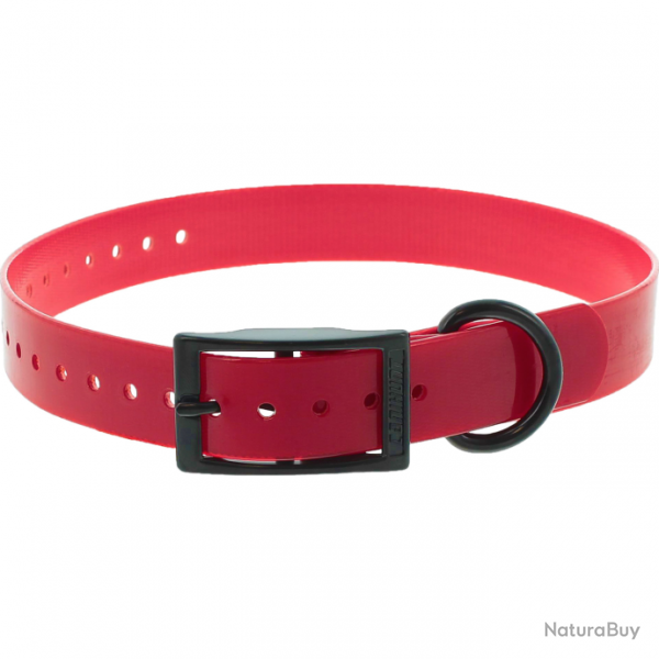 Collier CaniHunt X-TREME - Boucle double - Rouge / 19 mm