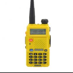 Talkie walkie baofeng jaune   ref:4998