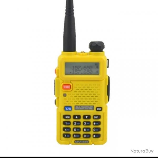 Talkie walkie baofeng jaune   ref:4998