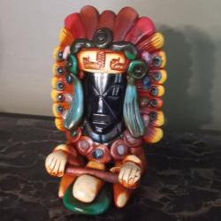 STATUETTE MEXICAINE / SCULPTURE OBSIDIENNE