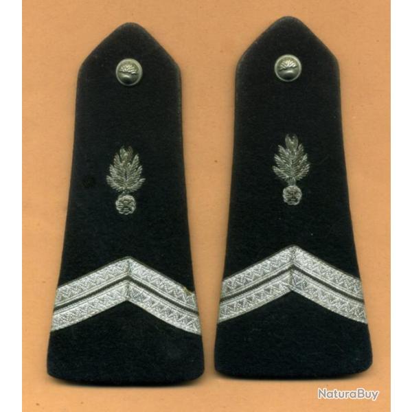 Epaulettes Gendarmerie  - anciennes paulettes de gendarme dpartemental