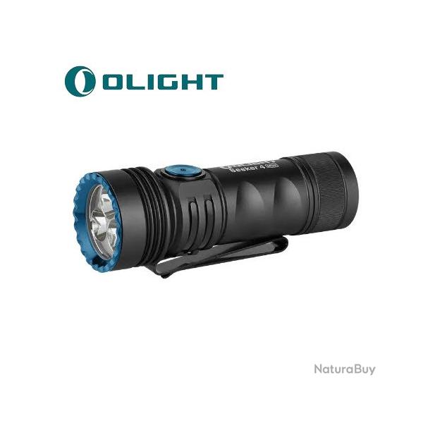 Vente Flash ! - Lampe Torche Olight SEEKER 4 Mini NOIR (blanc froid) - 1200 Lumens