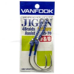 Vanfook Jigen Grippy 4 Braids Assist GS-70 8/0