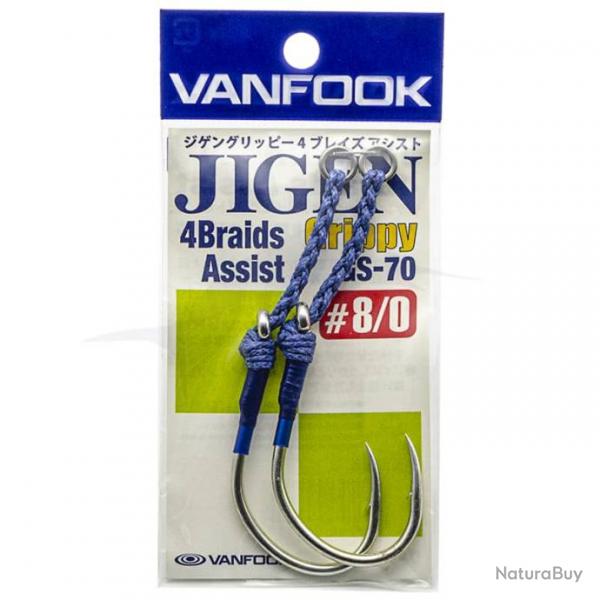 Vanfook Jigen Grippy 4 Braids Assist GS-70 8/0