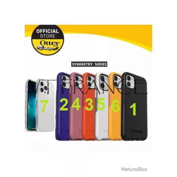 Coque AntiChoc OTTERBOX Symmetry pour iPhone, Couleur: Au Choix, Smartphone: iPhone 15