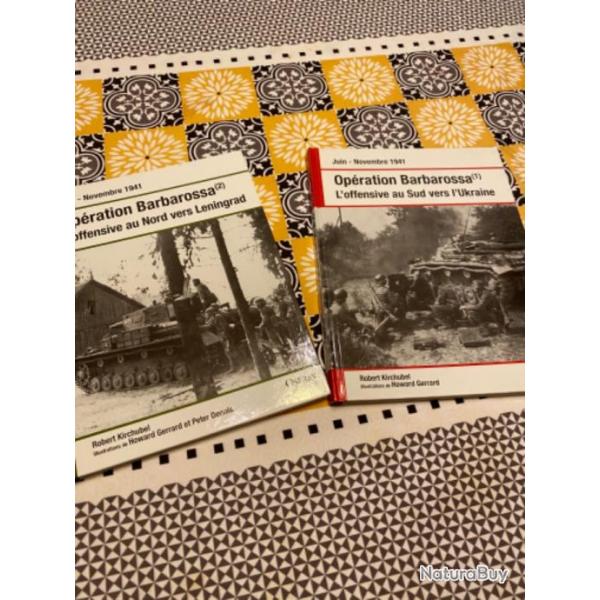 Lot de deux livres 2 guerres OPRATION BARBAROSSA