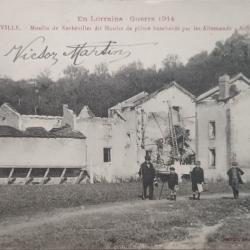 Carte postale ww1 moulin de Xerbeviller, Lunéville,Lorraine