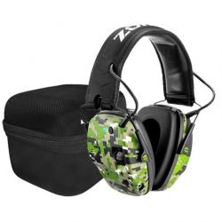 Casque de Tir anti-Bruit Electronique Bluetooth ZOHAN + Sacoche de Transport Bluetooth Camouflage