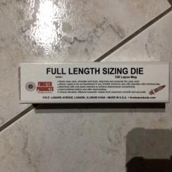 Forster Full Length Sizing Die 338 Lapua Magnum