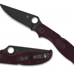 Spyderco C258BGBKP Stretch 2 XL Burgundy Sprint 24