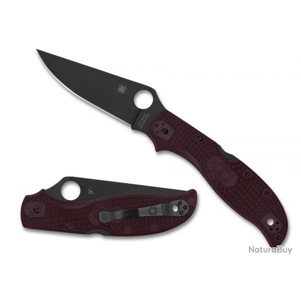 Spyderco C258BGBKP Stretch 2 XL Burgundy Sprint 24