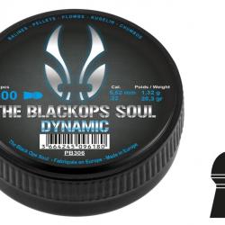 Plombs 5.5 mm The Black Ops Soul Dynamic - BO Manufacture - Boite de 200