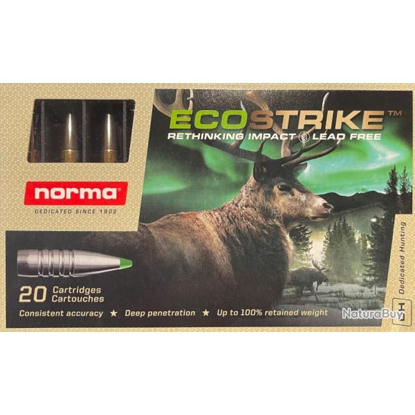 Balle Norma CAL.7mm Rem Mag ECOSTRIKE 140gr 9.1G par 20