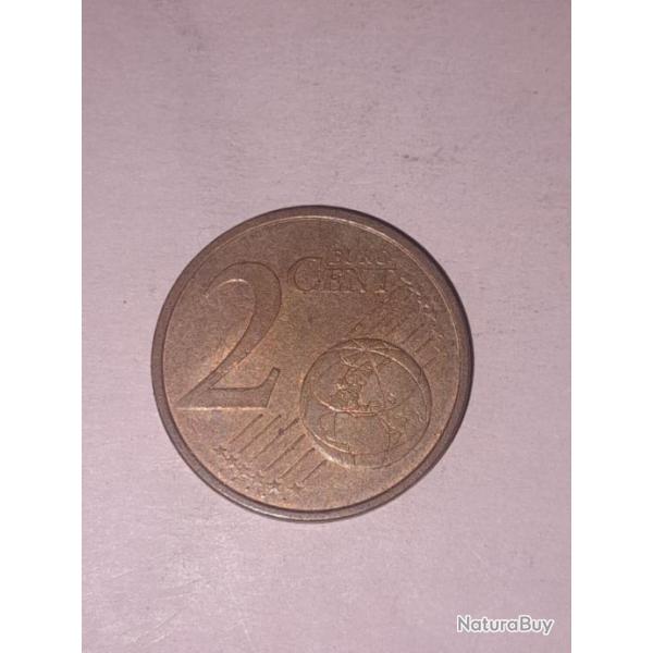 2 centimes  1999 rare