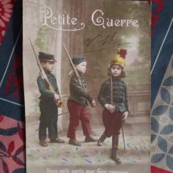 Carte postale cpa ww1 petite guerre contre l Autriche et l Allemagne