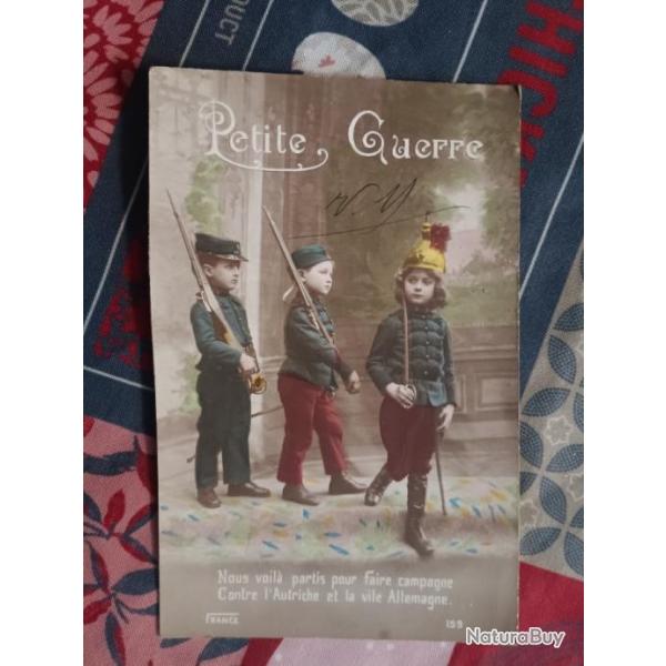 Carte postale cpa ww1 petite guerre contre l Autriche et l Allemagne