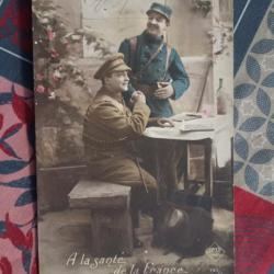 Carte postale cpa ww1 a la santé de la France