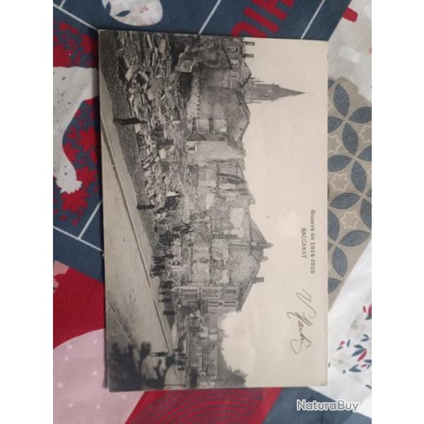 Carte postale cpa ww1 Baccarat