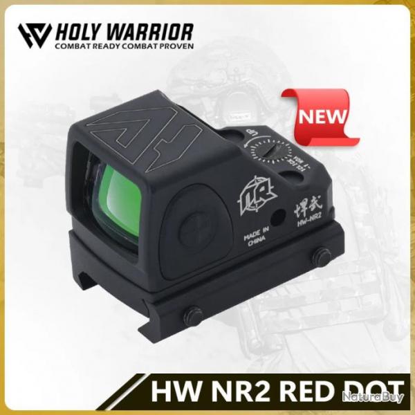 Holy Warrior Viseur Point Rouge NR2 Red Dot BK 20MM Paiement en 3 ou 4 fois - LIVRAISON GRATUITE !!