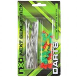 Lot de 36 flechettes NXG pour sarbacane