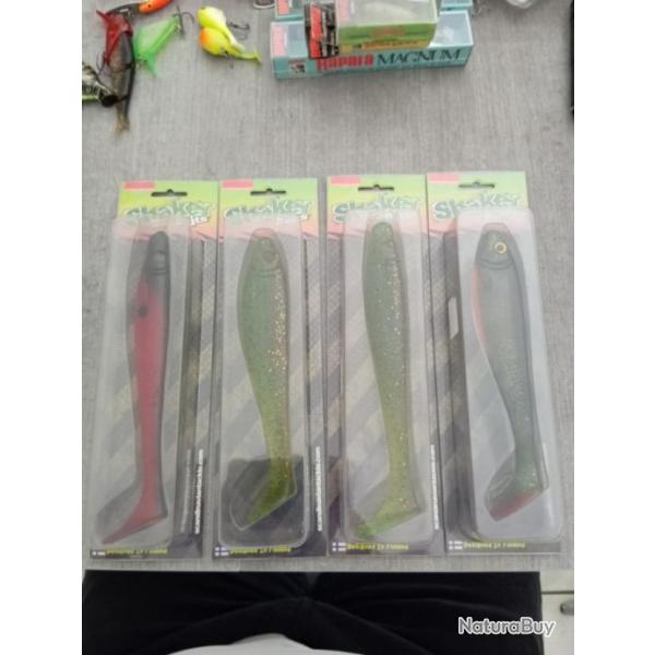 4 leurres shaker scandinavian tackleBig bait