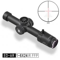 Lunette de visée Discovery ED-AR 1-6X24IR pour la chasse LIVRAISON GRATUITE